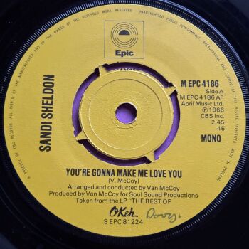 Sandi Sheldon-You're gonna make me love you-UK Epic E+
