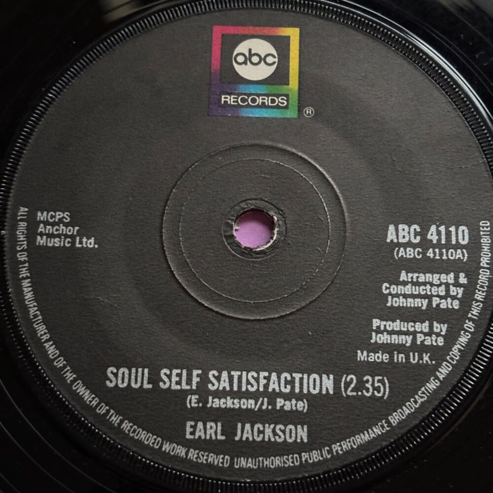 Earl Jackson-Soul self satisfaction-UK ABC E+