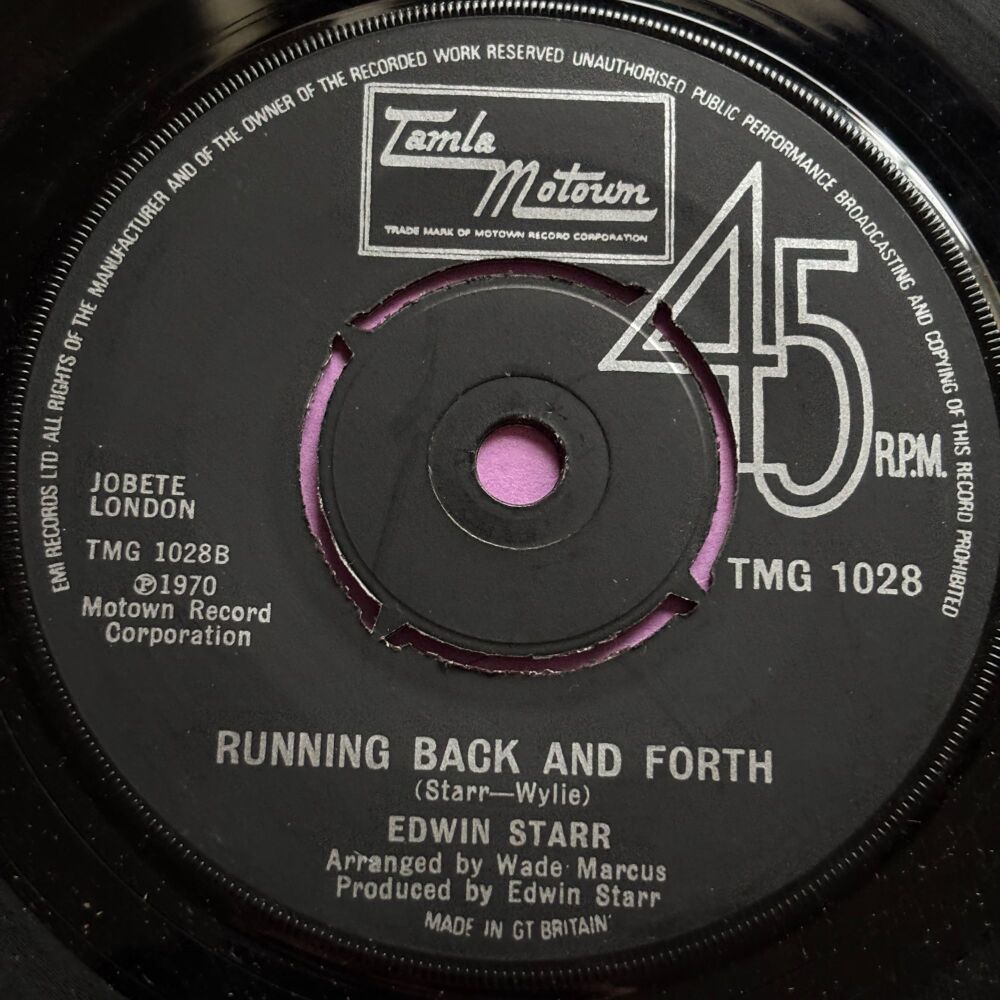 Edwin Starr-Running back and forth/ Time-TMG 1028 E+