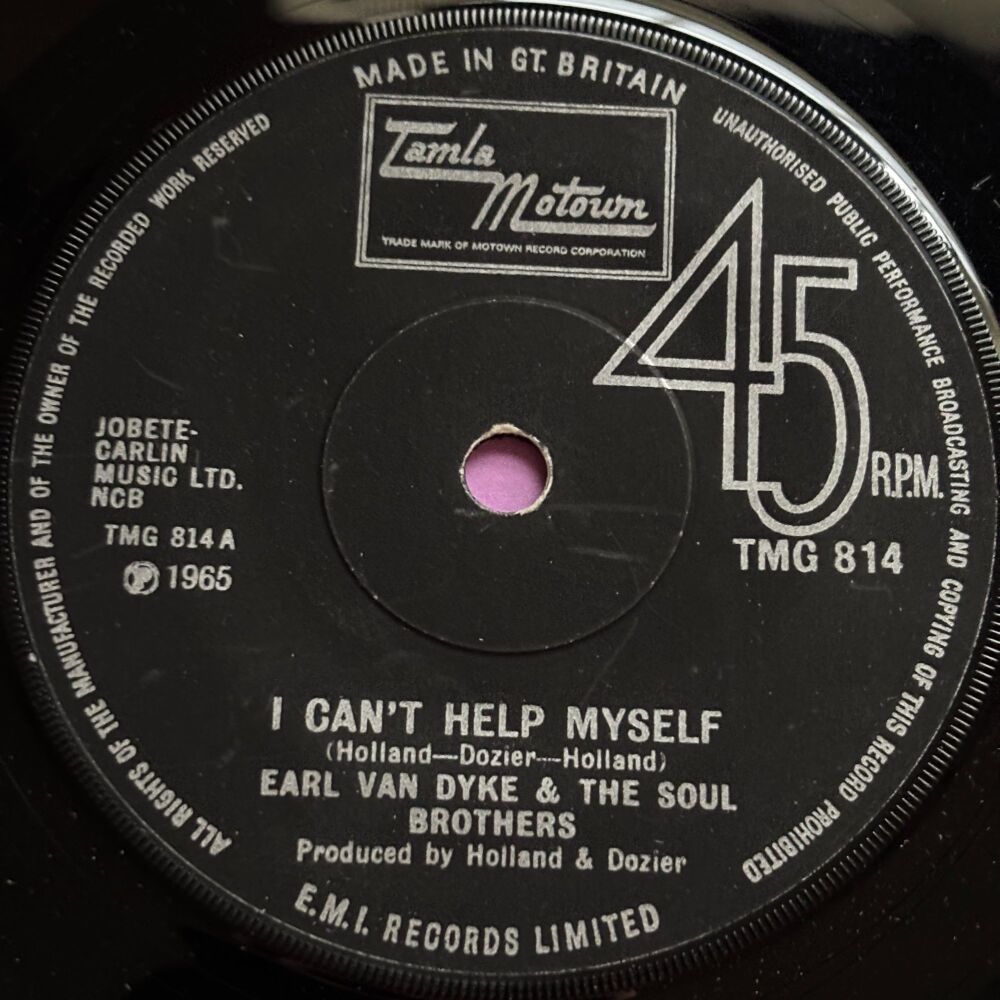 Earl Van Dyke-I can't help myself-TMG 814 E+