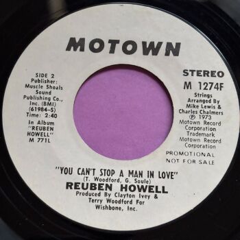 Reuben Howell-You can't stop a man in love-Motown WD E