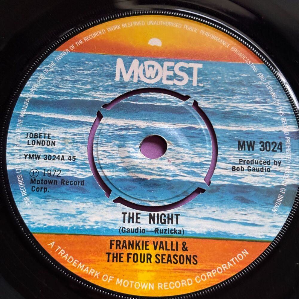 Frankie Valli-The night-UK Mowest E+