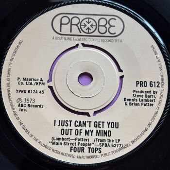 Four Tops-I just can't get you out of my mind-UK Probe E+