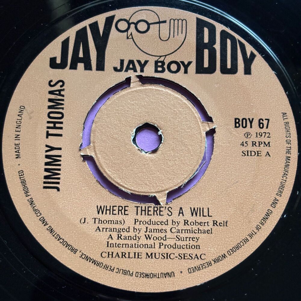 Jimmy Thomas-Where there's a will -JayBoy E+