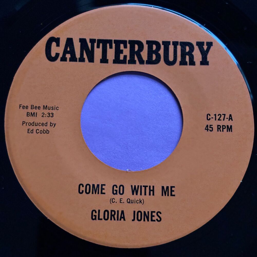 Gloria Jones-Come go with me-Canterbury R E+