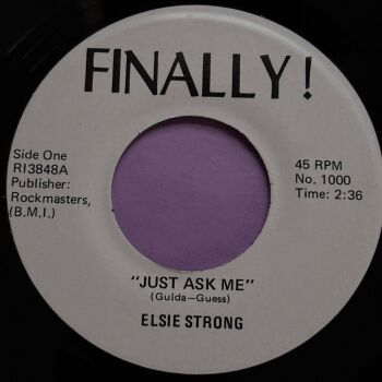 Elsie Strong-Just ask me-Finally R E+