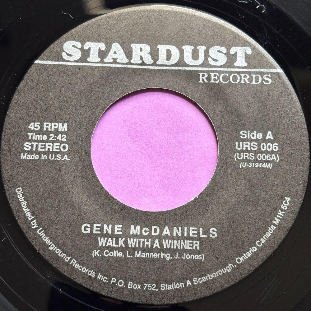 Gene McDaniels-Walk with a winner-Stardust E+