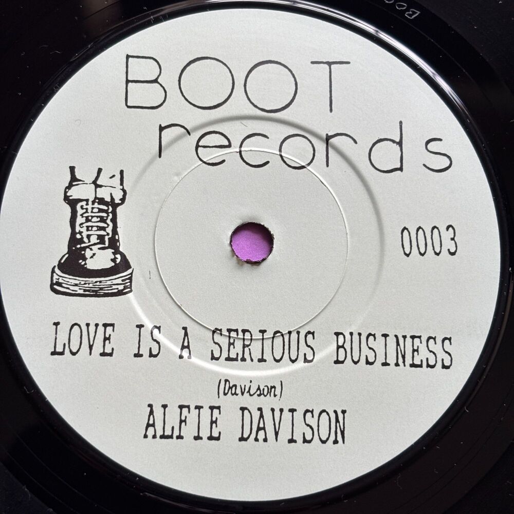 Alfie Davidson-Love is serious business-Boot R E+