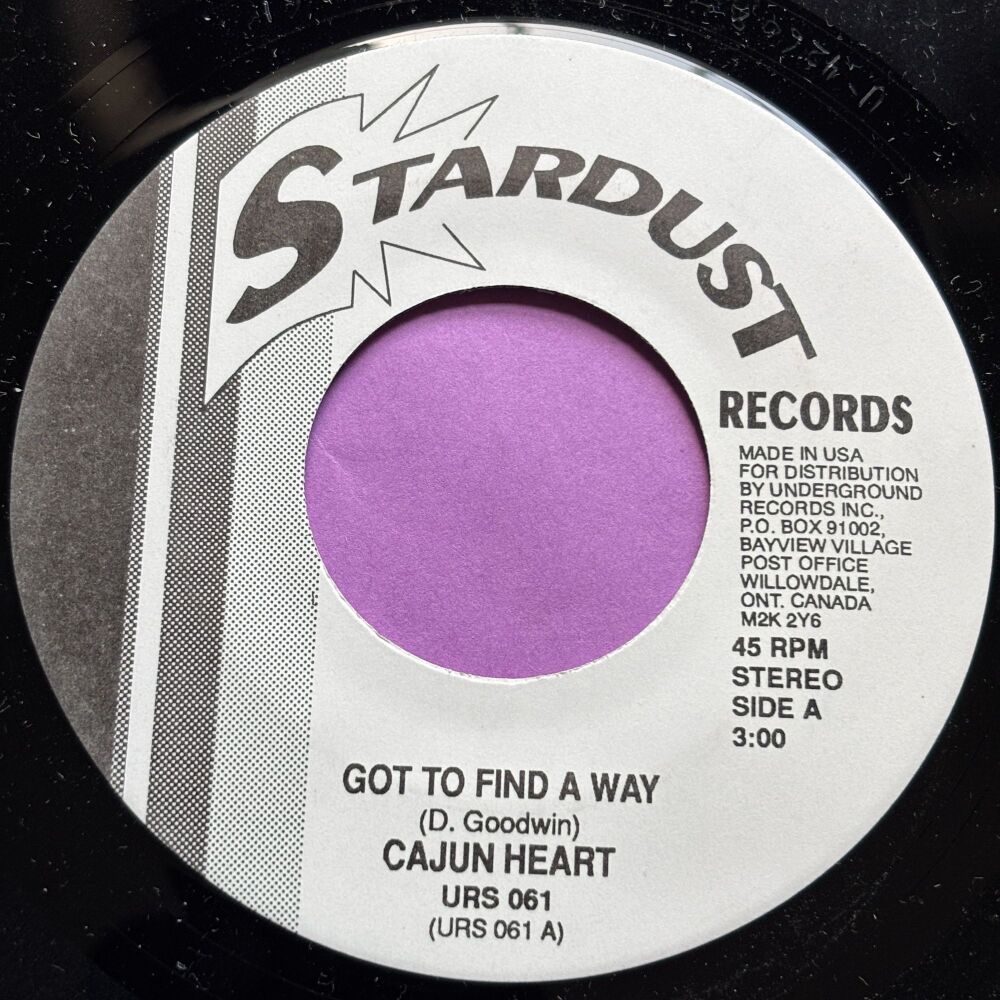 Cajun Heart-Got to find a way-Stardust E+