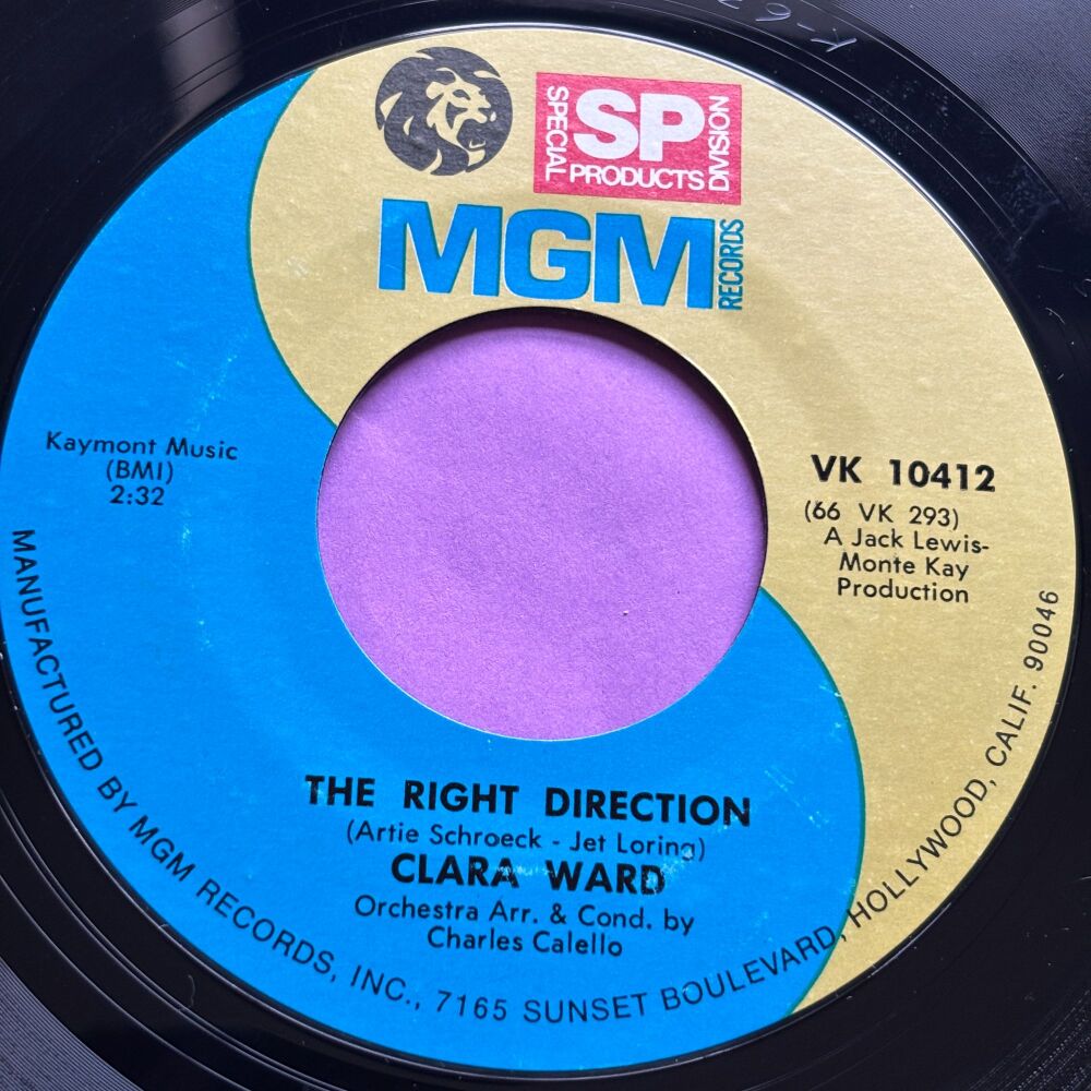 Clara Ward-The right direction-MGM SP E+