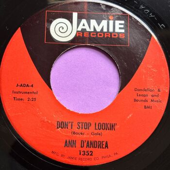 Ann D'Andrea-Don't stop lookin'-Jamie R E+