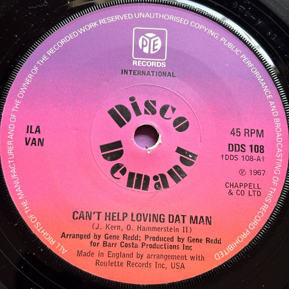 Ila Vann-Can't help loving dat man-Pye R E+