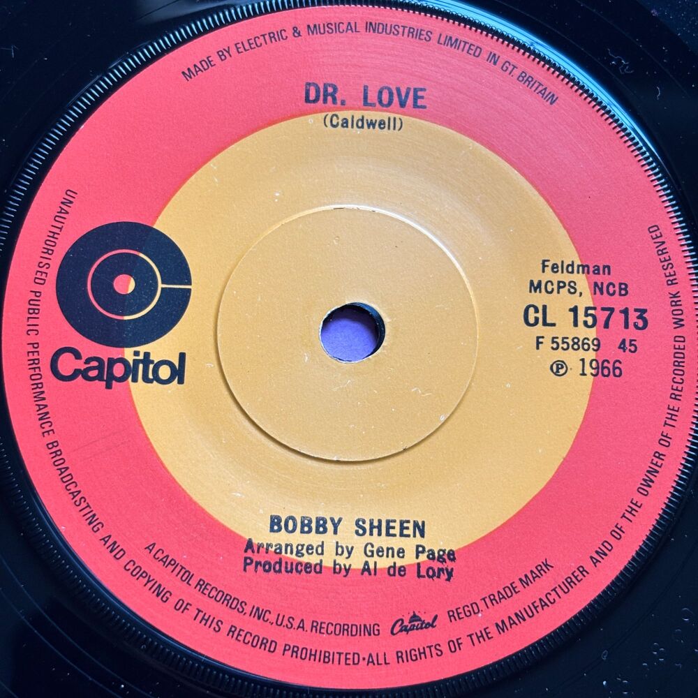 Bobby Sheen-DR Love-UK Capitol M-