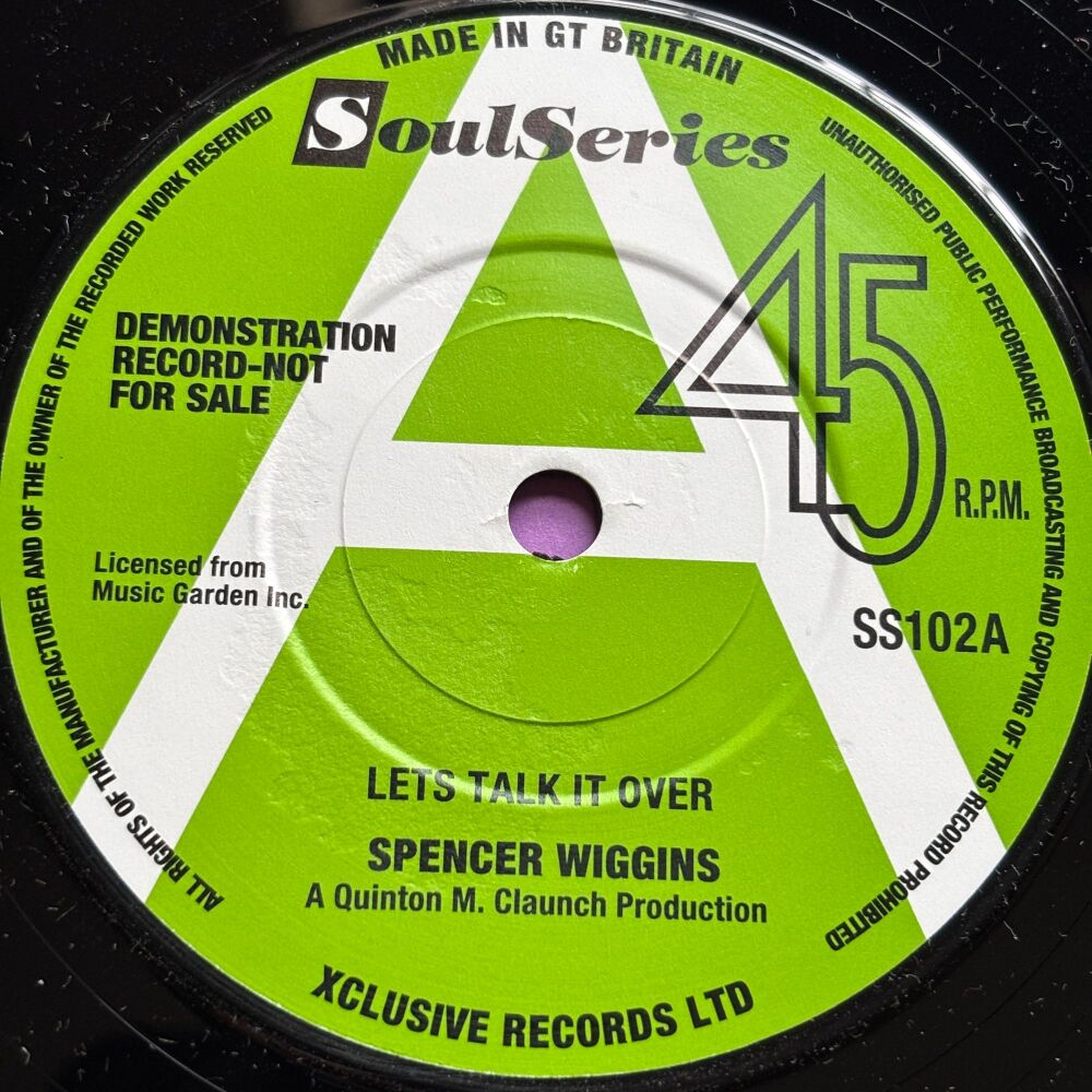 Spencer Wiggins-Let's talk it over-Soul Series R M-
