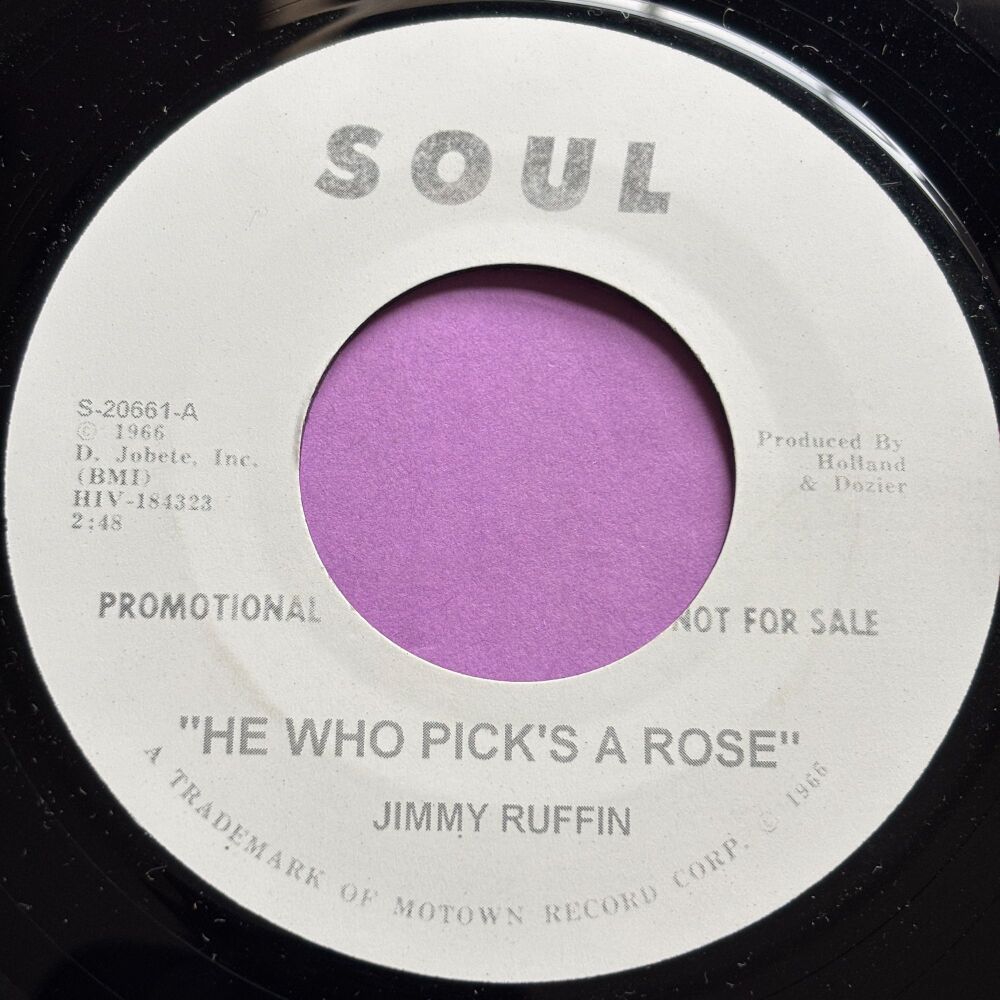 Jimmy Ruffin-He who picks a rose-Soul R E+