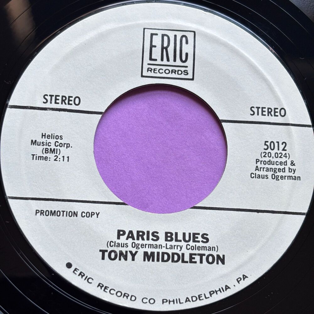 Tony Middleton-Paris blues-Eric R E+