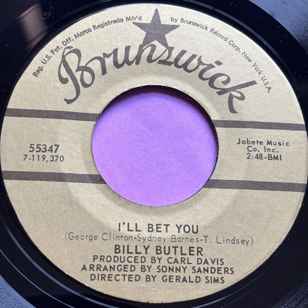 Billy Butler-I'll bet you-Brunswick 2nd Iss. E+