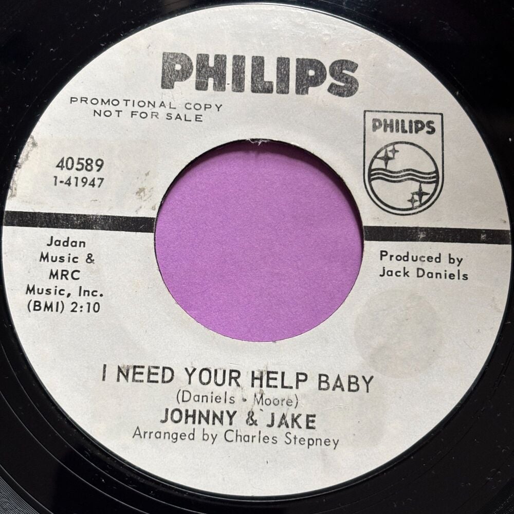 Johnny & Jake-I need your help baby-Philips WD E+