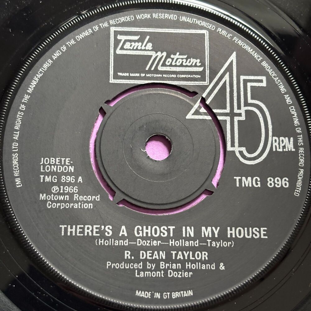 R. Dean Taylor-There's a ghost in my house-TMG 896 E+