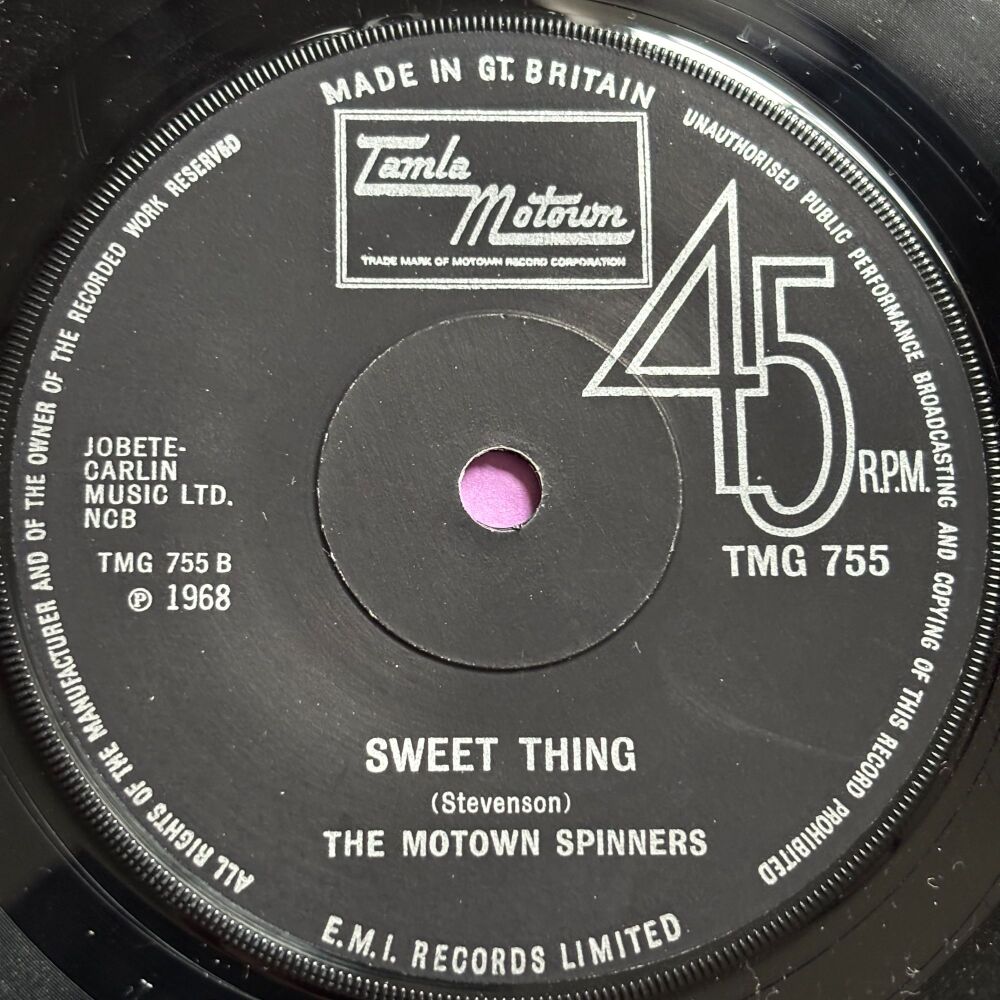Spinners-Sweet thing/ It's a shame-TMG 755 M-