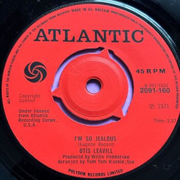 Otis Leavill-I'm so jealous-UK Atlantic E+
