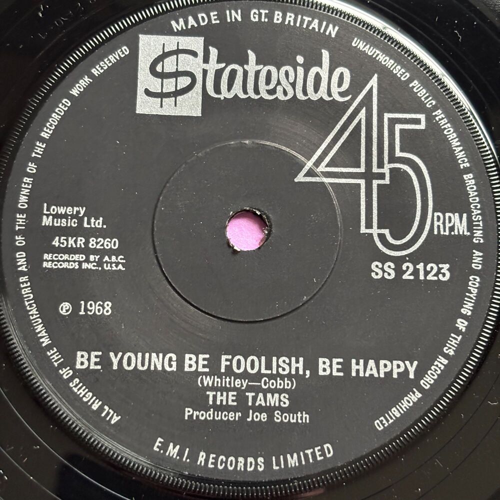 Tams-Be young be foolish be happy-UK Stateside E+