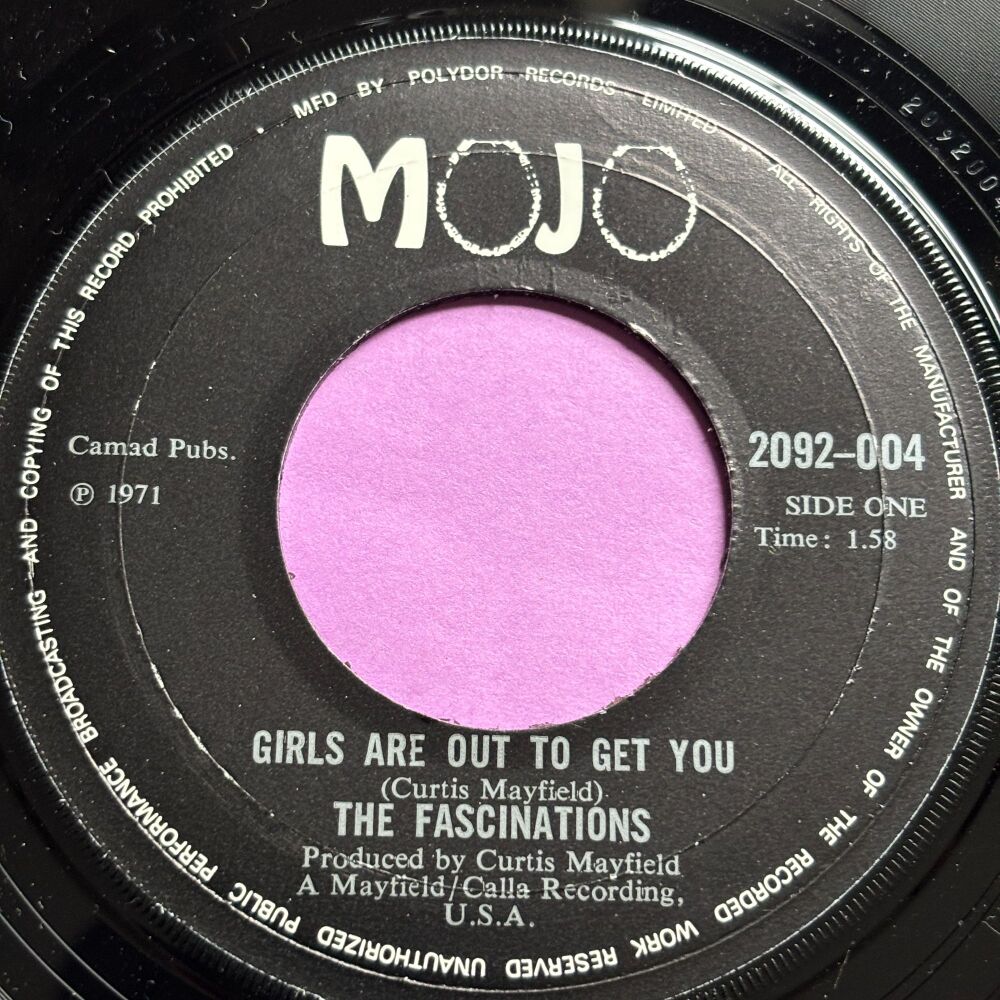 Fascinations-Girls are out to get you-UK Mojo E
