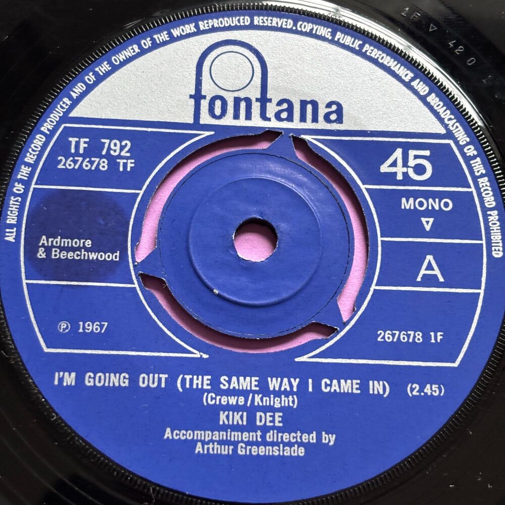 Kiki Dee-I'm going out-UK Philips M-