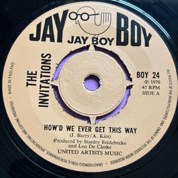 Invitations-How'd we ever get this way-UK Jay Boy E+