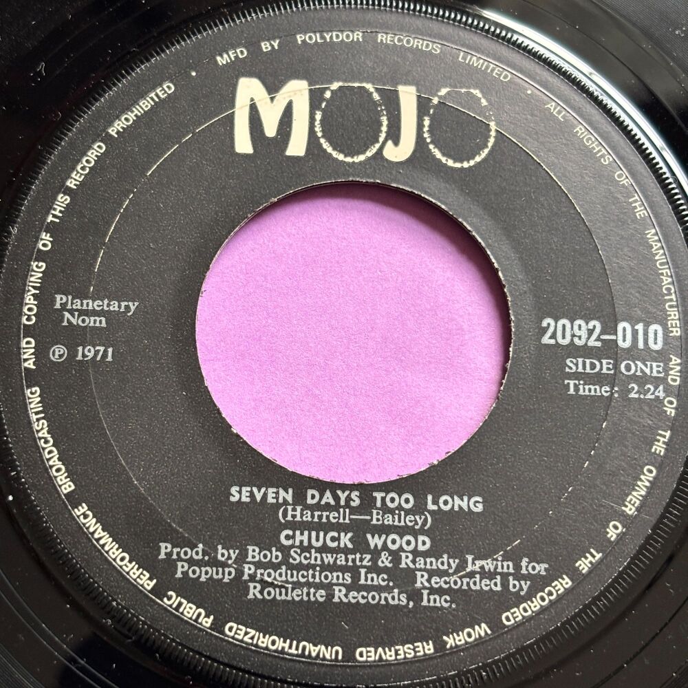 Chuck Wood-Seven days too long-UK Mojo E+