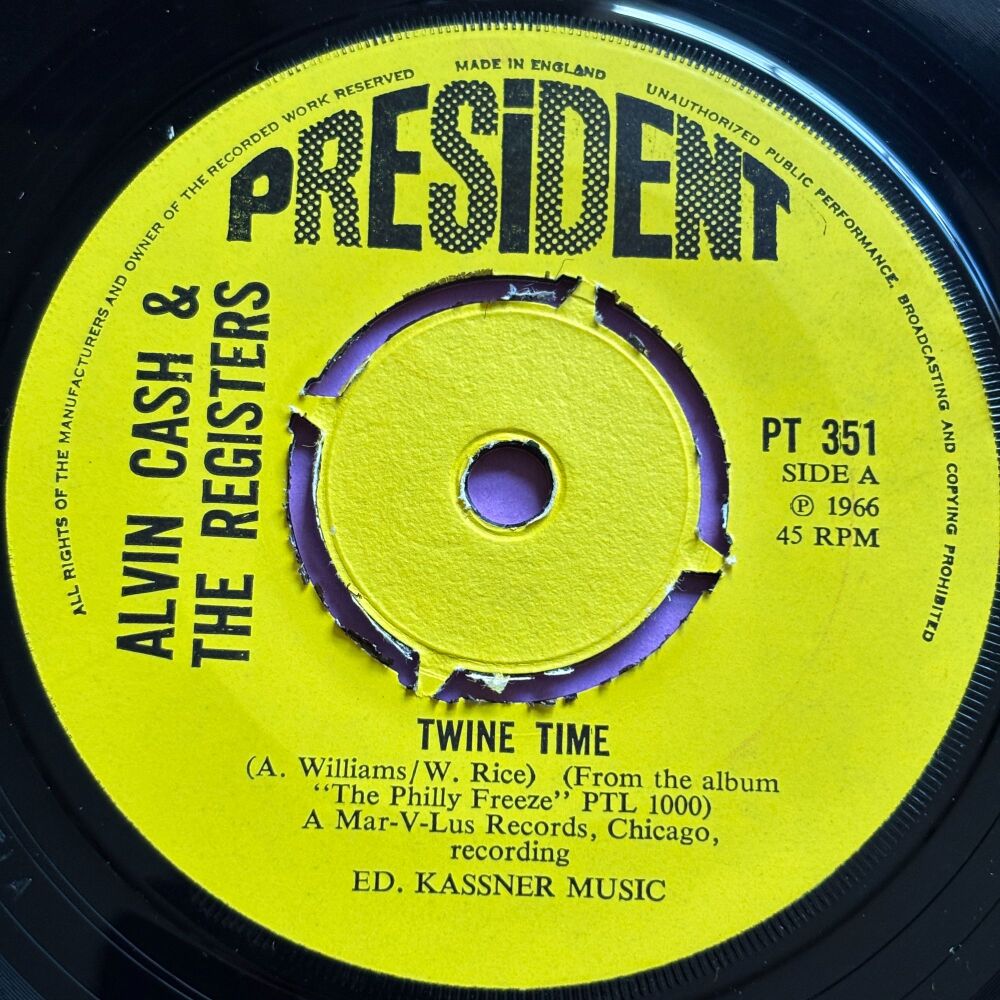 Alvin Cash-Twine time-UK President E+