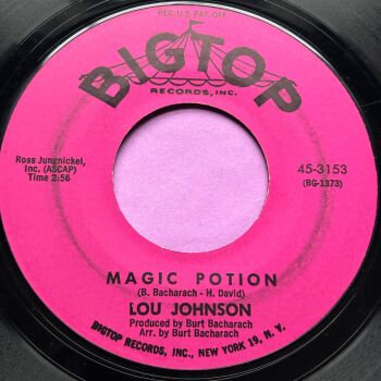 Lou Johnson-Magic potion/ Reach out for me-Big Top vg+