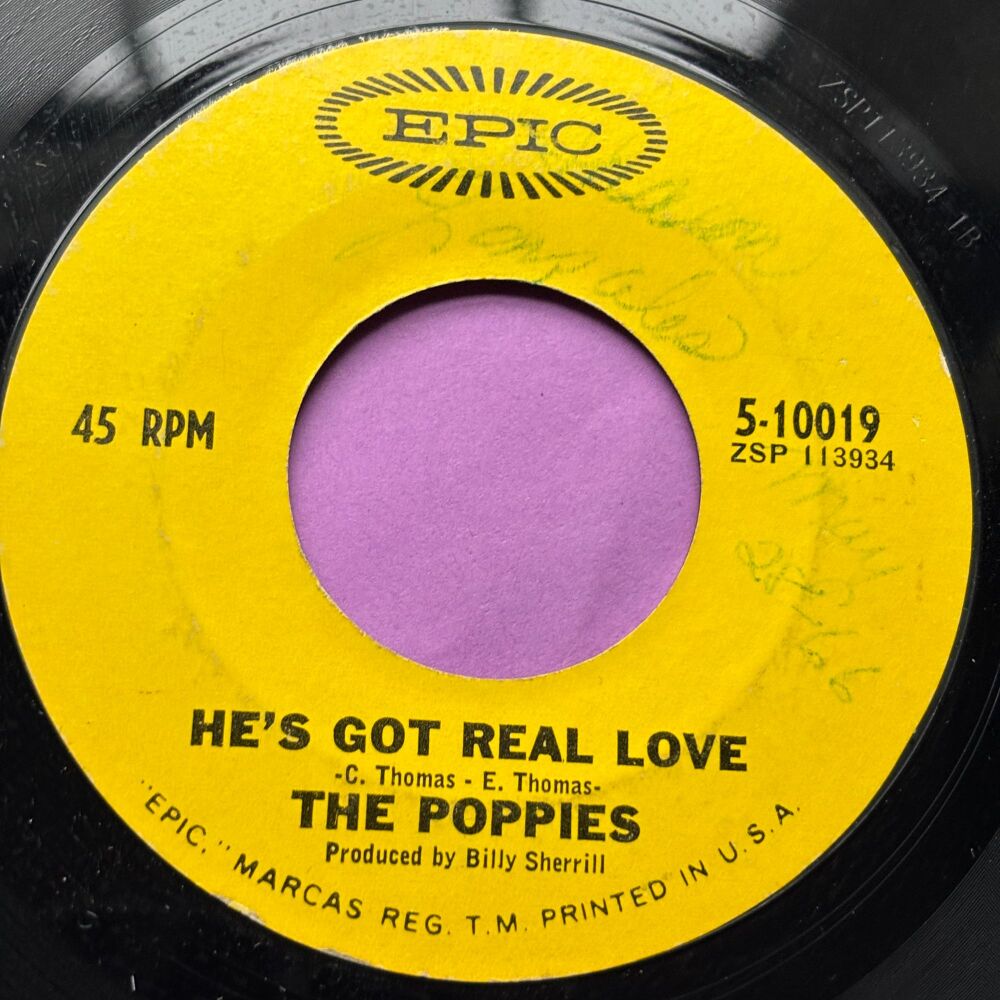 Poppies-He's got real love-Epic vg+