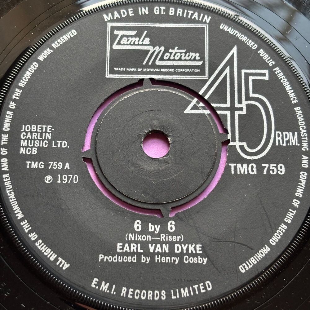 Earl Van Dyke-All for you/ 6 x 6-TMG 759 E+