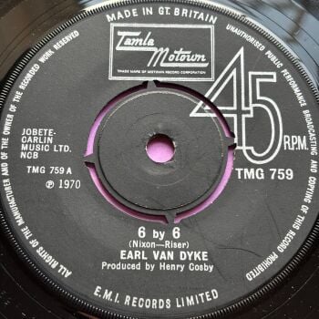 Earl Van Dyke-All for you/ 6 x 6-TMG 759 E+