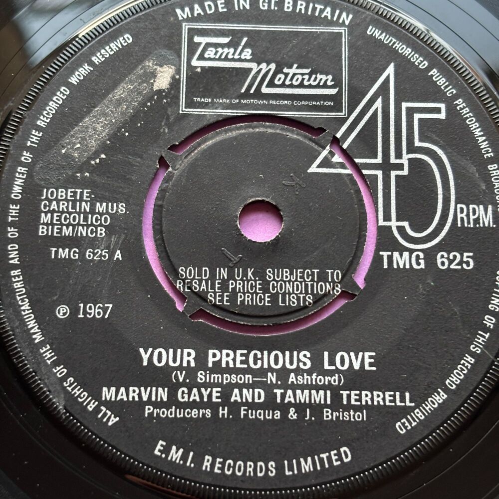 Marvin and Tammi-Your precious love/ Hold me oh my darling-TMG 625 stkr E