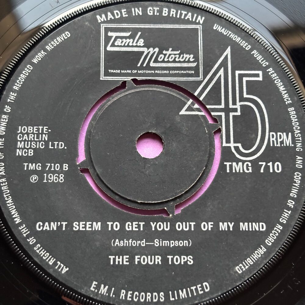Four Tops-Can't seem to get you out of my mind-TMG 710 E+
