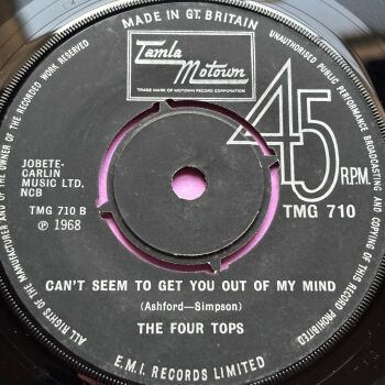 Four Tops-Can't seem to get you out of my mind-TMG 710 E+