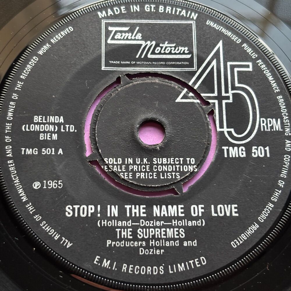 Supremes-Stop in the name of love-TMG 501 E+