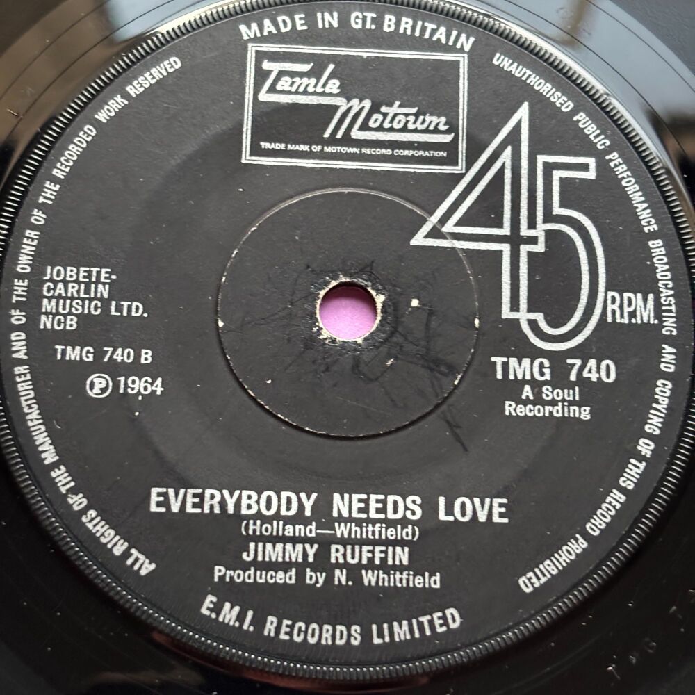 Jimmy Ruffin-Everybody needs love-TMG 740 E+