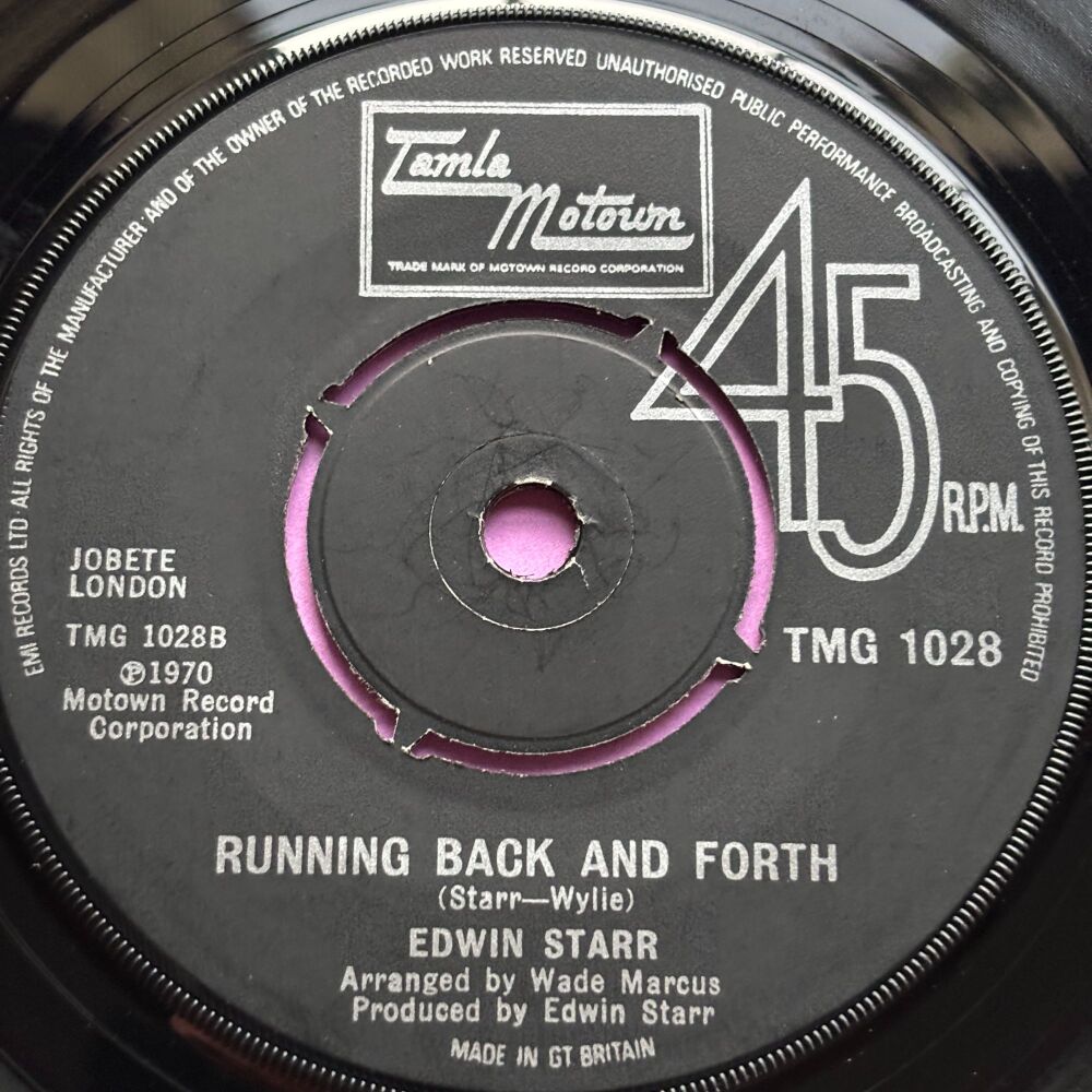 Edwin Starr-Time/ Running back and forth-TMG 1028 E+