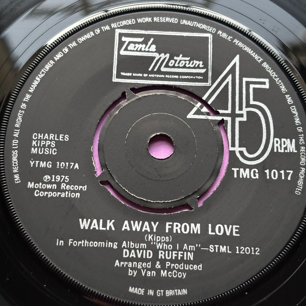 David Ruffin-Walk away from love-TMG 1017 E+
