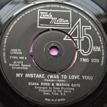 Diana Ross & Marvin Gaye-My mistake was to love you-TMG 920 E+