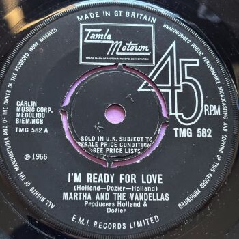 Martha Reeves-I'm ready for love-TMG 582 E+