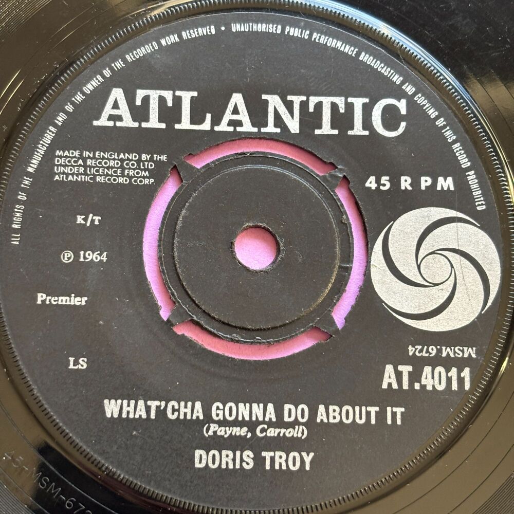 Doris Troy-What'cha gonna do about it-UK Atlantic E+