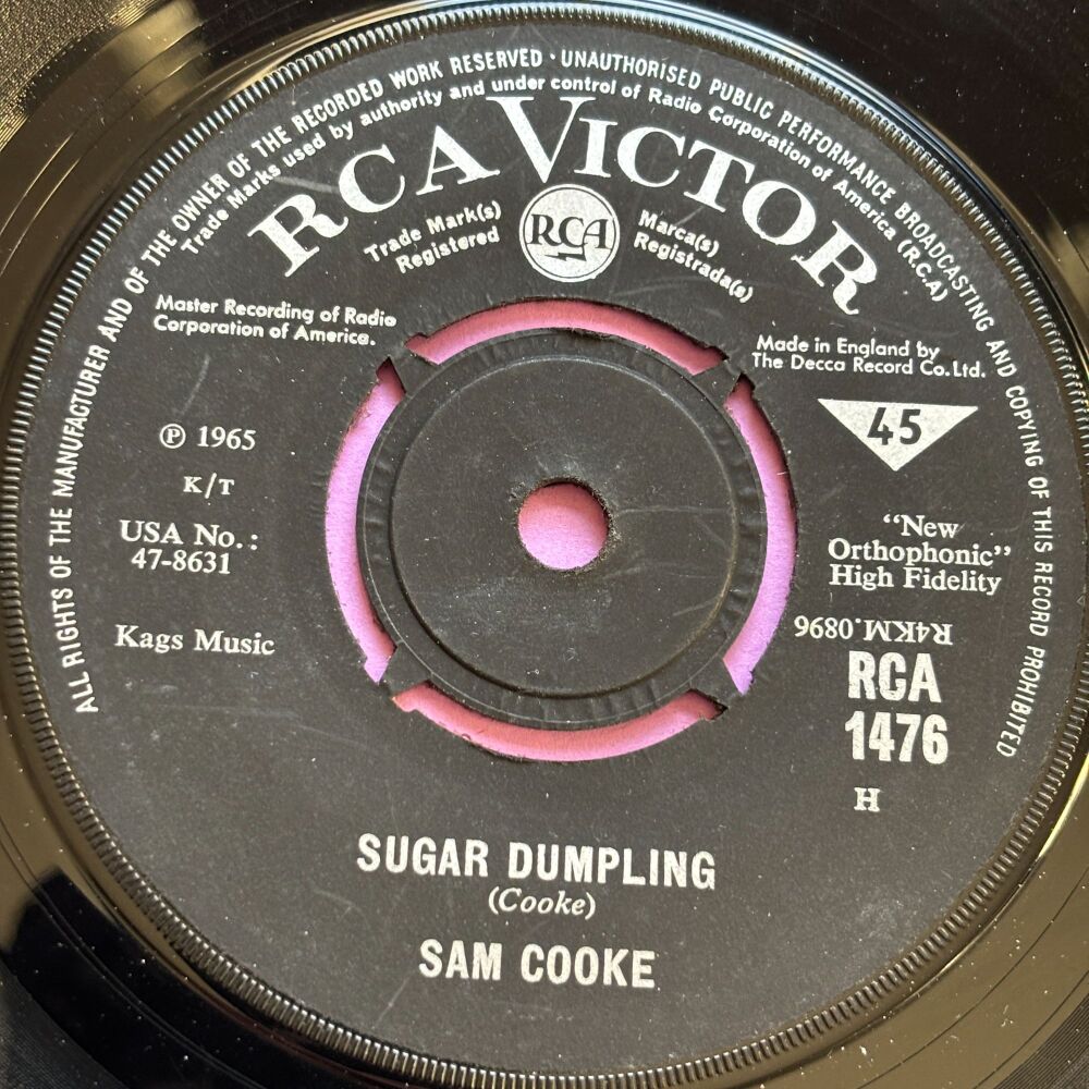 Sam Cooke-Sugar dumpling-UK RCA E+