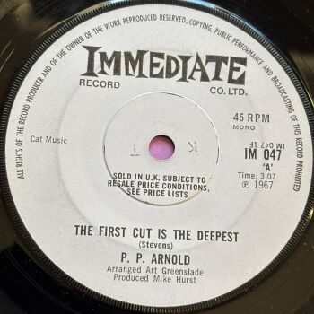 P.P Arnold-The first cut is the deepest-UK Immediate vg+