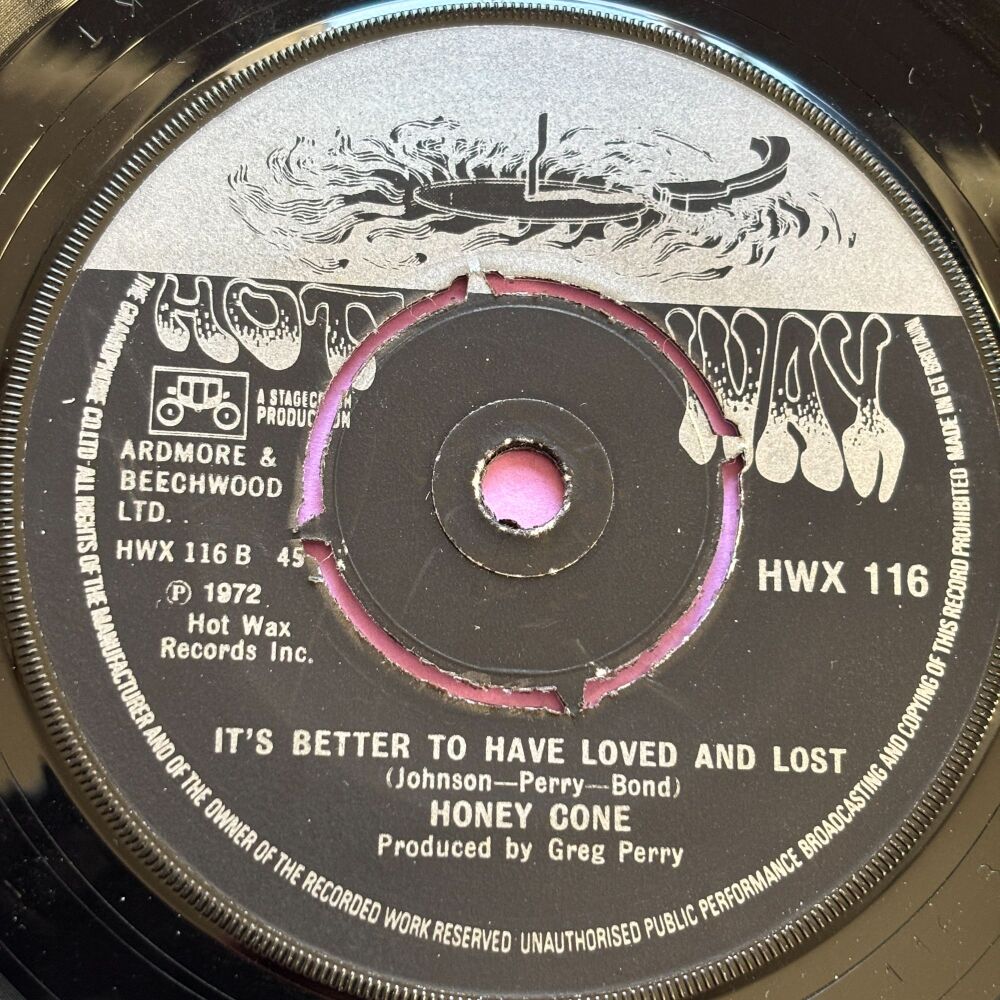 Honey Cone-It's better to have loved and lost-UK Hotwax E+