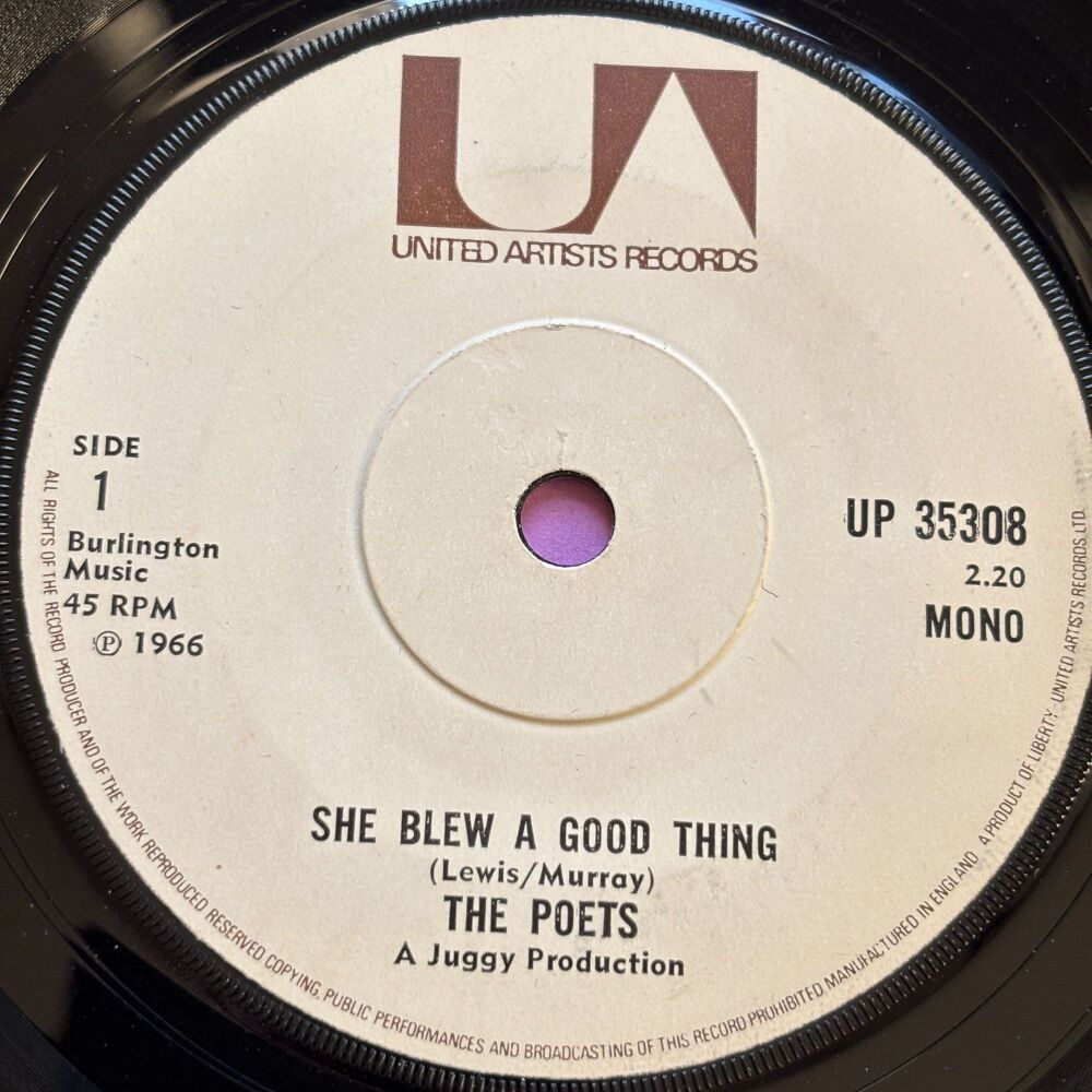 Poets-She blew a good thing-UK UA E