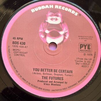 Futures-You better be certain-UK Buddah M-